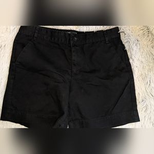 American Living black shorts. Size 6, 6".